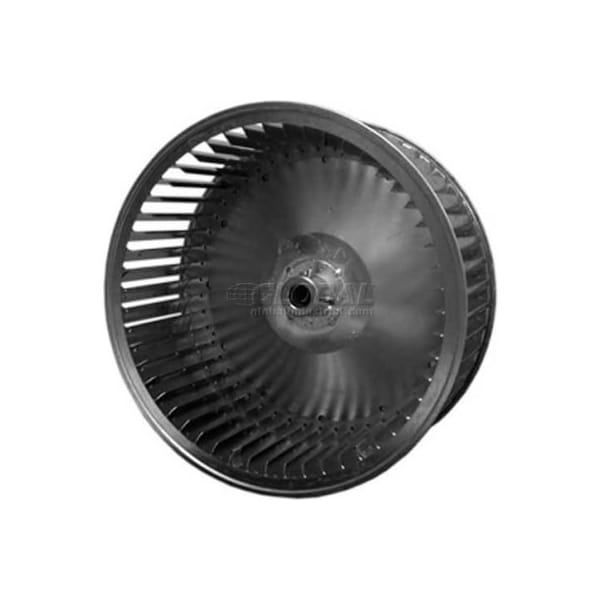 Lau Single Inlet Blower Wheel, 7-1/2in Dia., CCW, 1650 RPM, 1/2in Bore, 4inW, Galvanized 020491-66 - main